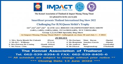 SmartHeart presents Thailand International Dog Show 2022